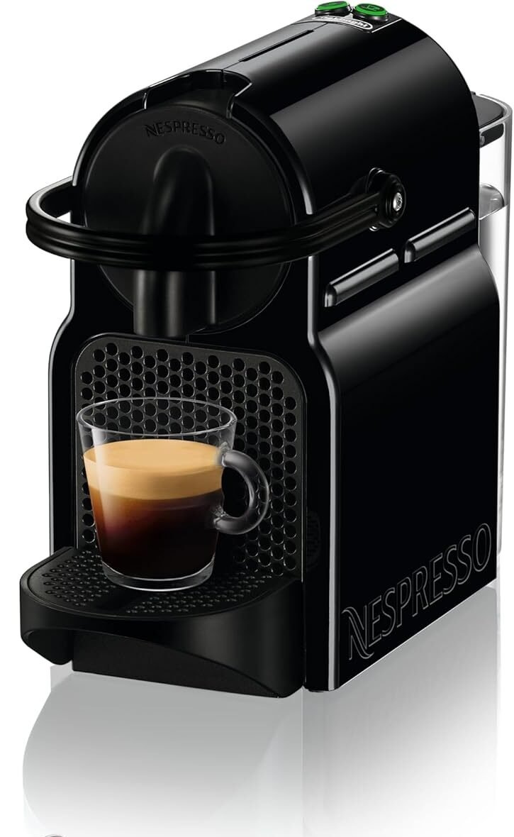 Nespresso De'Longhi Inissia EN80.B cafetera de cápsulas negra compacta